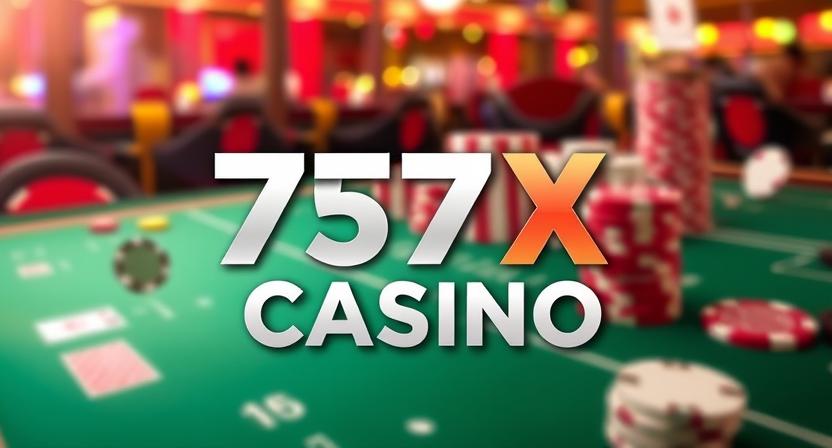 Live dealer streaming tables on 757X casino